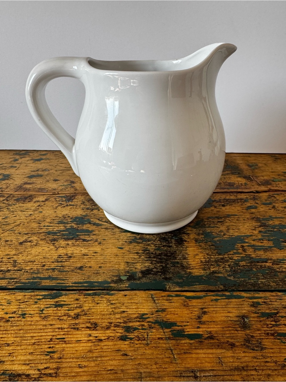 White Ceramic Pitcher